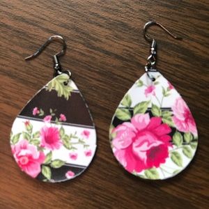 Faux Leather Earrings